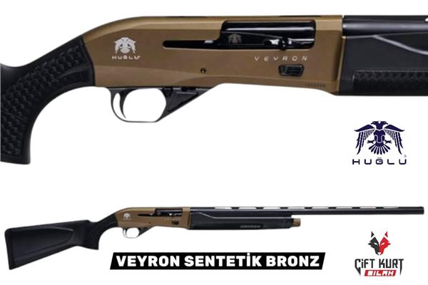 Huğlu VEYRON SENTETİK BRONZ Tüplü Şarjörlü Yarı Otomatik AV Tüfeği